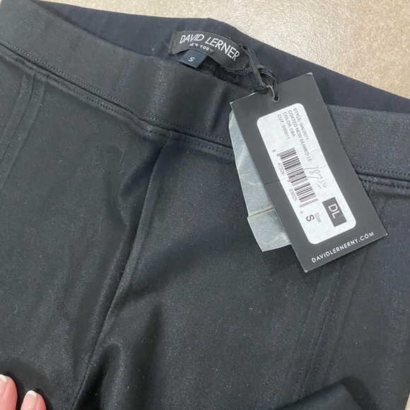 David Lerner coated seamed legging with ankle zipper - Picture 4 of 6